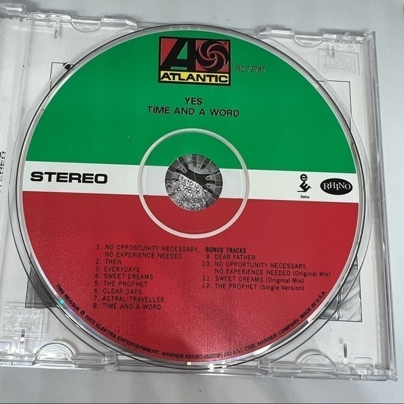 Euc-yes Time And A Word Expanded & Remastered CD R2 73787 Rhino/Elektra Vintage - Picture 2 of 8